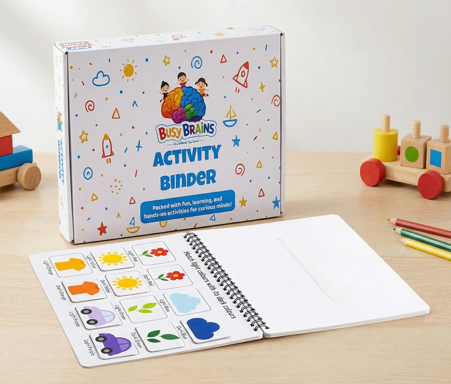 🎨 Colours Activity Binder & Busy Book for Toddlers (Ages 1–5)